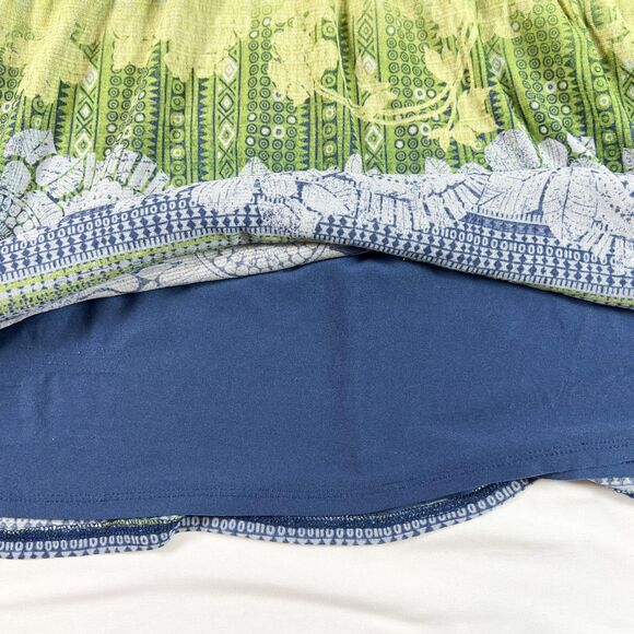 Vintage Y2K Axcess Babydoll Top XL Mesh Floral Boho Fairy Grunge Forest Feminine - Picture 6 of 8